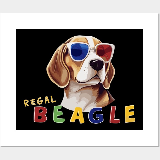 Regal Beagle For fun Wall Art by clownescape